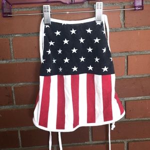 🇺🇸 PacSun American Flag Crop Top 🇺🇸
